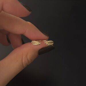Pandora Gold Leaf Ring